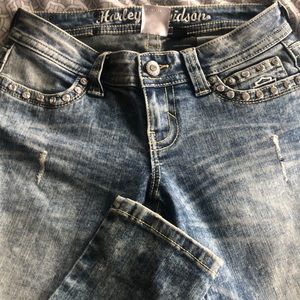 Harley Davidson Jewelled jeans size 4